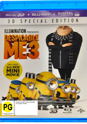 MOVIE BLUFAM | DESPICABLE ME 3 - 3D SPECIAL EDITION (2BLU - RAY)