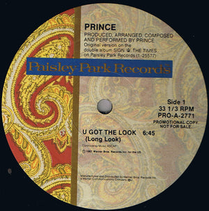 PRINCE | U GOT THE LOOK  12 - US - ROUGH COPY - SMALL TEAR ON COVER