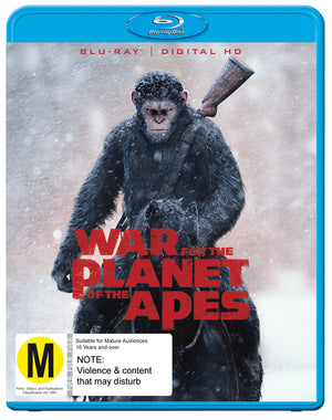 MOVIE BLUSCI | WAR FOR THE PLANET OF THE APES (BLU-RAY)
