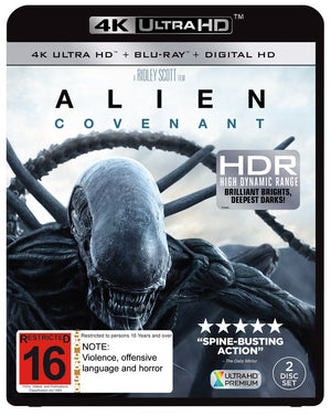 MOVIE BLUSCI | ALIEN COVENANT (4KUHD/BLU-RAY)