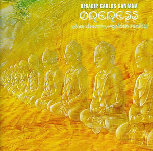 CARLOS SANTANA | ONENESS SILVER DREAMS GOLDEN REALITY - PROMO STICKER ON FRONT