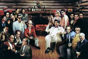 MOBSTERS MEETING POSTER 464 SCARFACE GODFATHER GOODFELLAS