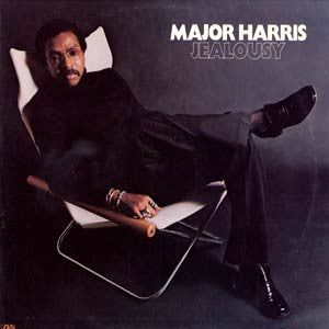 MAJOR HARRIS | JEALOUSY - US PROMO - CUT CORNER - STICKERS ON COVER - BIT ROUGH