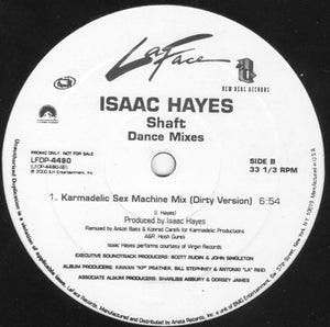 ISAAC HAYES | SHAFT DANCE MIXES 2X12 - US PROMO - GENERIC SLEEVE