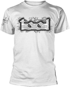 TOOL WHITE DOUBLE IMAGE BACK PRINT TEE