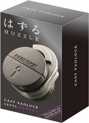 HUZZLE PUZZLE LEVEL 5 DIFFICULTY PADLOCK