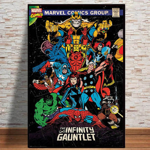 MARVEL RETRO INFINITY GAUNTLET POSTER 478