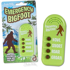 EMERGENCY BIGFOOT TALKING KEYCHAIN