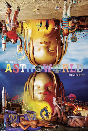 TRAVIS SCOTT ASTROWORLD POSTER 562