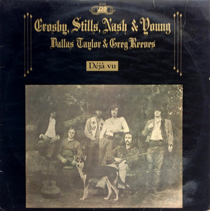 CROSBY STILLS NASH AND YOUNG | DEJA VU - NZ 1ST - GREEN SILVER LABEL - TEXTURED COVER