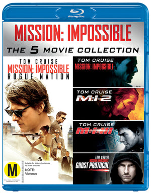 MOVIE BLUACT | MISSION IMPOSSIBLE 5 MOVIE COLLECTION (5BLU - RAY)