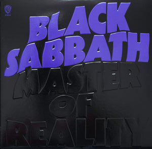 BLACK SABBATH | MASTER OF REALITY - 2010 REISSUE - EMBOSSED COVER W/POSTER