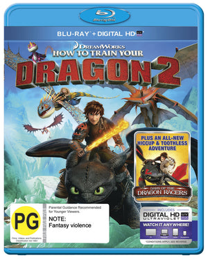 HOW TO TRAIN YOUR DRAGON 2 (BLURAY)
