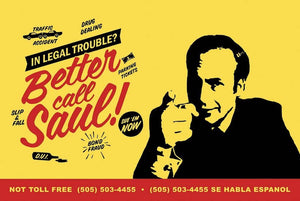BETTER CALL SAUL POSTER MAXI SIZE YELLOW 726