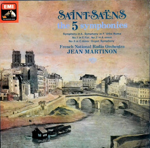 SAINT-SAENS | 5 SYMPHONIES - FRENCH NAT RADIO ORCH MARTINON