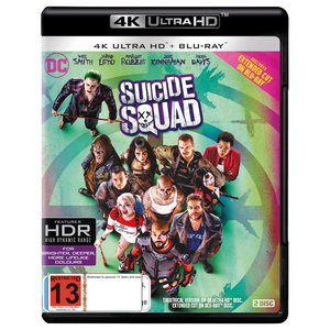 MOVIE BLUACT | SUICIDE SQUAD (BLURAY AND 4K ULTRA HD)