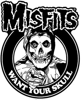 MISFITS WANT YOUR SKULL STICKER