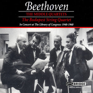 LUDWIG VAN BEETHOVEN^BUDAPEST QUARTET | MIDDLE QUARTETS