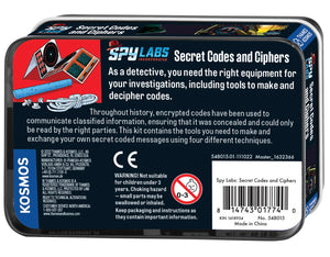 SECRET CODES AND CYPHERS SPY LABS KIT