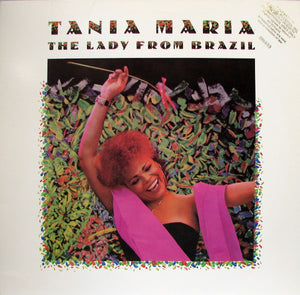 TANIA MARIA | LADY FROM BRAZIL - US - HOLE IN COVER - STICKER RESIDUE ON BACK