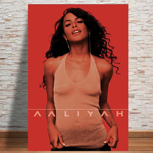 AALIYAH RED POSTER MAXI 232