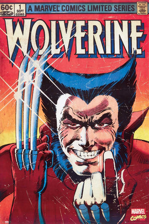WOLVERINE RETRO COMIC POSTER 263