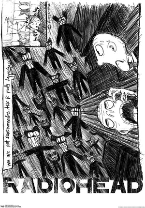 RADIOHEAD SCRIBBLE POSTER 410