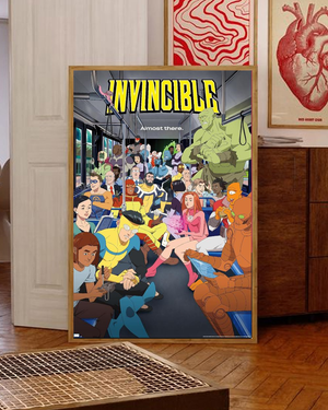INVINCIBLE CARTOON BUSTOP POSTER MAXI SIZE 87