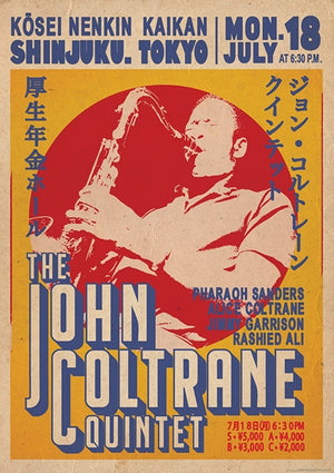 JOHN COLTRANE TOKYO POSTER 518