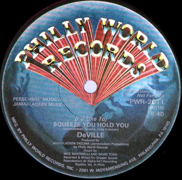 DEVILLE | ID LIKE TO SQUEEZE YOU HOLD YOU - 12 - PROMO - COMPANY SLEEVE