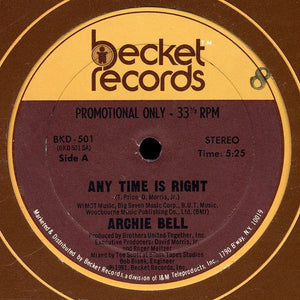 ARCHIE BELL | ANY TIME IS RIGHT - 12 - PROMO
