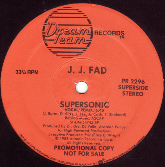 JJ FAD | SUPERSONIC - 12 - PROMO WITH HYPE