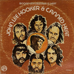 JOHN LEE HOOKER / CANNED HEAT | BOOGIE WITH HOOKER N HEAT - 2LP - US - WRITING ON COVER