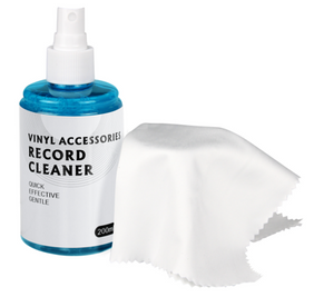 RECORD CLEANING SOLUTION 200ML AND MICROFIBRE CLOTH SET MICROFIBER GK-R10