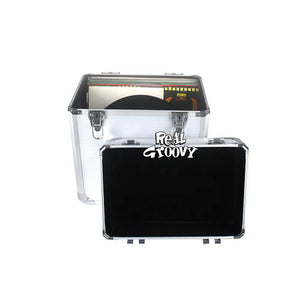 RECORD CARRY CASE ALUMINUM VINYL 12 INCH FLIGHT CASE