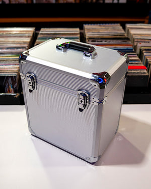 RECORD CARRY CASE ALUMINUM VINYL 12 INCH FLIGHT CASE