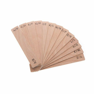 VINYL RECORD DIVIDER WOODEN SKINNY 13-PACK GK-R34A