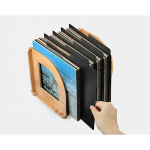 VINYL RECORD DIVIDER - BLACK 5 PACK CUSTOMISABLE GK-R34D