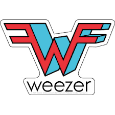 WEEZER LOGO STICKER