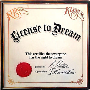 KLEEER | LICENSE TO DREAM