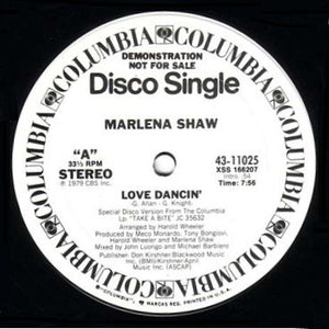 MARLENA SHAW | LOVE DANCIN - 12 PROMO - COMPANY SLEEVE