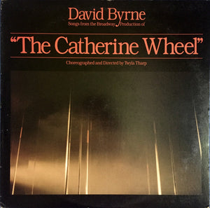 SOUNDTRACK DAVID BYRNE | CATHERINE WHEEL - US - DELETION CUT - LARGE STICKER ON COVER