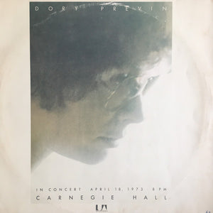 DORY PREVIN | IN CONCERT CARNEGIE HALL 1973 - 2LP GATEFOLD - EU