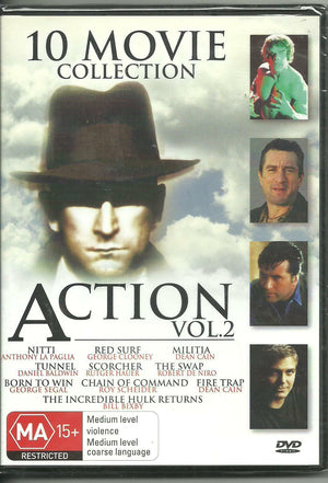 ACTION VOL 2 10 MOVIE COLLECTION (4DVD)