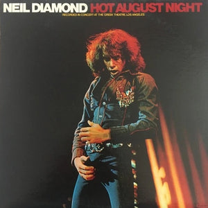 NEIL DIAMOND | HOT AUGUST NIGHT - 2LP - NZ / AU - WRITING ON COVER