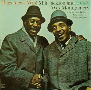 MILT JACKSON / WES MONTGOMERY | BAGS MEETS WES - WRITING ON BACK - HYPE STICKER TAPED TO COVER