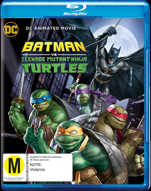 MOVIE BLACT | DC BATMAN VS NINJA TURTLES (BLU - RAY)
