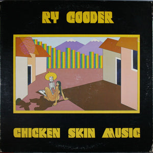 RY COODER | CHICKEN SKIN MUSIC - NZ / AUS - STICKER MARK ON COVER