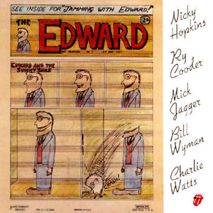 ROLLING STONES | JAMMING WITH EDWARD - HOPKINS / COODER / JAGGER / WYMAN - US - WRITING ON COVER