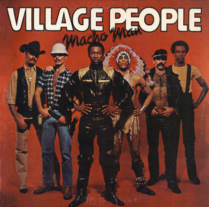 VILLAGE PEOPLE | MACHO MAN - WRITING ON LABEL - COVER